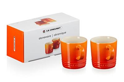 LE CREUSET - Vancouver - Beker set/2 0,35L Oranjerood