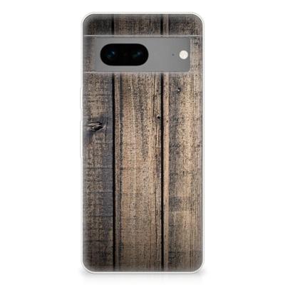 Google Pixel 7 | Bumper Hoesje | Steigerhout