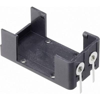 Keystone Electronics 1294 Batterijhouder Aantal cellen: 1 9V (blok) Doorsteekmontage THT (l x b x h) 54 x 29 x 20 mm