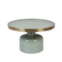 Zuiver Ronde Salontafel 'Glam' 60cm, kleur Groen - thumbnail