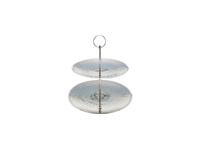 Etagere 2-laags rvs 20/25cm - thumbnail