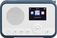 Sangean WFR-39 Zakradio met internetradio Internet, DAB, VHF (FM) Internetradio, FM, WiFi Spotify, Wekfunctie, Oplaadbaar Wit, Blauw - thumbnail