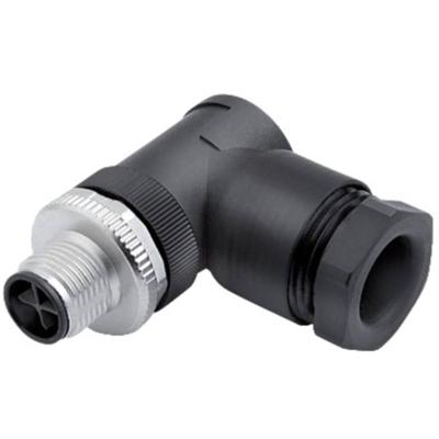 Weidmüller 1467860000 Sensor/actuator connector, niet geassembleerd M12 Aantal polen (sensoren): 4 Stekker, haaks 1 stuk(s)