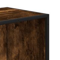 Boekenkast 80,5x35x170,5 cm bewerkt hout gerookt eikenkleurig - thumbnail