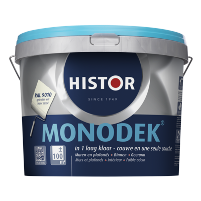 Histor Monodek Muurverf - RAL 9010