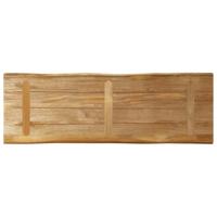 Tafelblad met natuurlijke rand 110x40x3,8 cm massief mangohout - thumbnail