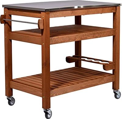 dobar Bijzettafel met RVS blad