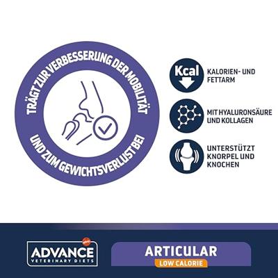 ADVANCE VETERINARY DIET DOG ARTICULAR GEWRICHTEN MINDER CALORIEËN - thumbnail