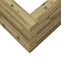 VidaXL Plantenbak 90x60x23 cm geïmpregneerd grenenhout - thumbnail