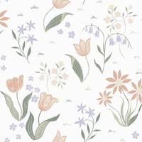 Dutch Wallcoverings Langenas - Tulpandans Pastel - Beige - thumbnail