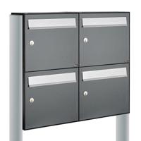 Allux Flow Set 2-Breed, 2-Hoog Op Statief Antraciet - 40040065_2x2s - thumbnail