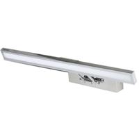LED Spiegelverlichting - Schilderijverlichting - Viron Quala - 8W - Natuurlijk Wit 4000K - Mat Chroom - Aluminium - thumbnail