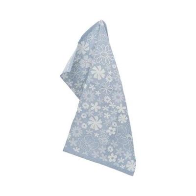 Bunzlau Castle Bunzlau Castle Flowerbed theedoek 65x65 Grey-Blue