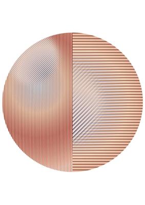 Moooi Carpets - Trichroic Dalston Round - 350 rond Vloerkleed Moooi Carpets - Trichroic Dalston Round - 350 rond Vloerkleed