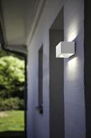 ECO-Light Gemini 1891S WH LED-buitenlamp (wand) LED LED vast ingebouwd 9 W Wit - thumbnail