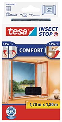 tesa COMFORT 55914-00021-00 Vliegenhor (b x h) 1800 mm x 1700 mm Antraciet 1 stuk(s) tesa COMFORT 55914-00021-00 Vliegenhor (b x h) 1800 mm x 1700 mm Antraciet 1 stuk(s)
