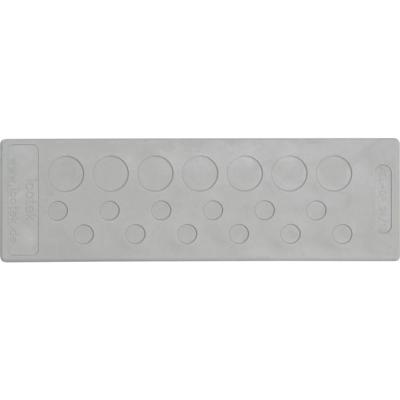 Icotek KEL-DP 24/26 Kabeldoorvoeringsplaat Klem-Ø (max.): 16.1 mm Elastomeer Grijs 1 stuk(s)