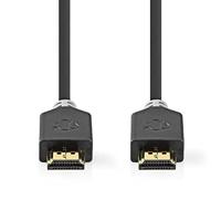 HDMI Kabel | HDMI Connector | HDMI Connector | 8K@60Hz | eARC | Verguld | 5.00 m | PVC | Antraciet - thumbnail