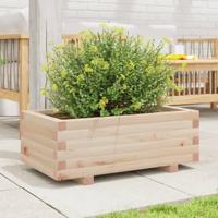 VidaXL Plantenbak 70x40x26,5 cm massief grenenhout - thumbnail