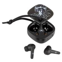 Draadloze oordopjes - Konix - Wednesday - Smartphones en tablets - 6 uur batterijduur + 22 uur oplaadcase - IPX4 waterbestendigheid - Zwart - thumbnail