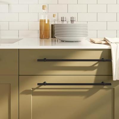 VidaXL Handvatten 5 st 320 mm roestvrij staal zwart VidaXL Handvatten 5 st 320 mm roestvrij staal zwart