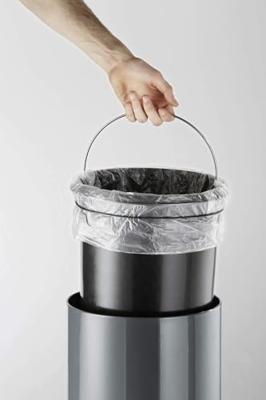 Durable DURABLE pattumiera 20,0 l antracite 341258 Afvalemmer 20 l (Ø x h) 292 mm x 455 mm Metaal, Kunststof Antraciet-grijs 1 stuk(s) - thumbnail