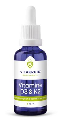 Vitakruid Vitamin D3 & K2 (MenaQ7) mit Tropfpipette 30 Milliliter