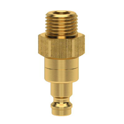 Lüdecke Ludecke insteeknippel met klep dn5 1/8" buitendraad