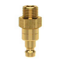 Lüdecke Ludecke insteeknippel met klep dn5 1/8" buitendraad - thumbnail