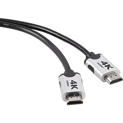 SpeaKa Professional SP-6344140 HDMI-kabel HDMI Aansluitkabel HDMI-A-stekker, HDMI-A-stekker 3.00 m Zwart 4K UHD, Audio Return Channel (ARC), Vergulde SpeaKa Professional SP-6344140 HDMI-kabel HDMI Aansluitkabel HDMI-A-stekker, HDMI-A-stekker 3.00 m Zwart 4K UHD, Audio Return Channel (ARC), Vergulde