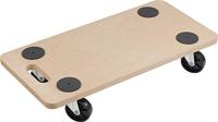 Meister Werkzeuge 0820040 Transportroller MDF Laadvermogen (max.): 200 kg 110 mm Aantal rollers 4 - thumbnail