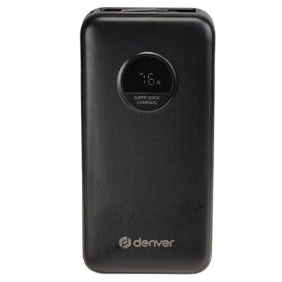 Denver PQC-20065 Powerbank 20000 mAh USB PD 3.0 Statusweergave Denver PQC-20065 Powerbank 20000 mAh USB PD 3.0 Statusweergave