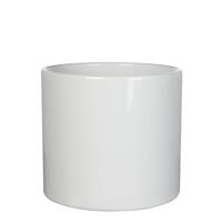 Mica Decorations Era Bloempot - H21,5 x Ø23 cm - Wit - thumbnail