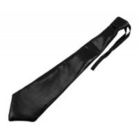 Stropdas metallic zwart - thumbnail