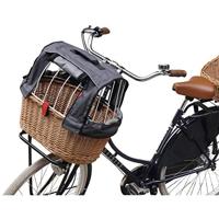 RIXEN & KAUL dierenmand, achterop "doggy basket" rear animal basket r&k "doggy basket" wicker - thumbnail
