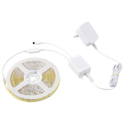 Sygonix SY-5773492 LED-strip complete set Met connector (male) 230 V 5 m Warmwit tot daglichtwit 1 stuk(s)