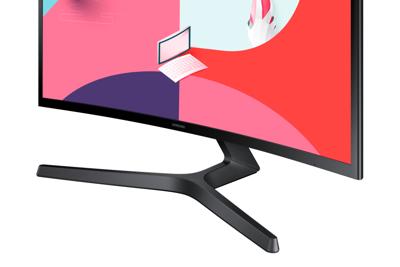 Samsung S36C Essential Monitor S27C366EAU, Curved, 27 inch, VA Panel, Full HD-resolutie, Eco Saving Plus, AMD FreeSync, 4 ms responstijd, vernieuwingssnelheid 75 Hz, zwart
