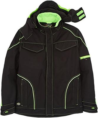 Jas Cofra Tecka Licht Limoen Zwart (16) Jas Cofra Tecka Licht Limoen Zwart (16)