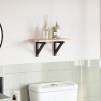 Tafelblad rechthoekig 40x20x2 cm massief acaciahout - thumbnail