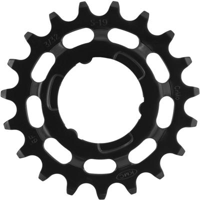 Shimano Kmc tandwiel r 19t chromoly black 3/32"