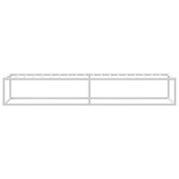 Bedframe zonder matras 90x200 cm wit - thumbnail