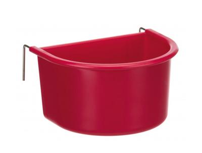 TRIXIE HANGBAKJE MET DRAADHOUDER KUNSTSTOF ASSORTI 11X8 CM 400 ML 4 ST