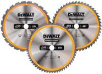 DeWALT DT1964 Cirkelzaagbladen Set 305mm (1X 24T 1X 48T 1X 60T) - thumbnail