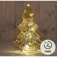 Tafellamp Kerstboom 10 LED Amber H.24cm - thumbnail