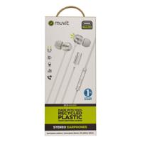 Muvit for Charge M32 type C magnetische stereo koptelefoon, oordopjes, wit - thumbnail