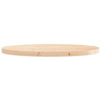 Tafelblad rond 90x3 cm massief grenenhout - thumbnail