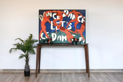 Schilderij Home ESPRIT Blauw Groen Gouden Modern 140 x 4 x 100 cm - thumbnail