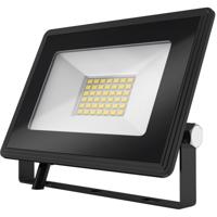 LED Bouwlamp 30W - Schijnwerper 4000K Natuurlijk Wit - IP65 Waterdicht - Mat Zwart Aluminium - thumbnail