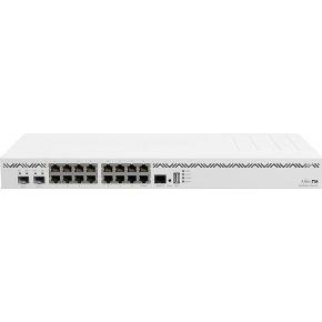 Mikrotik CCR2004-16G-2S+ bedrade router 16 Gigabit Ethernet Wit