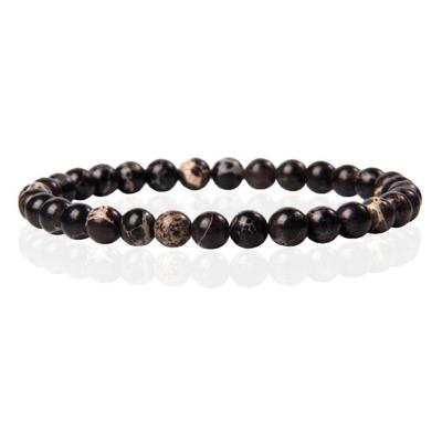 6mm Memphis Natuursteen Armband - Imperial Jasper 6mm Memphis Natuursteen Armband - Imperial Jasper